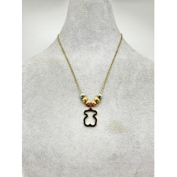 Gold Zincirli Ayıcık Modelli Kolye